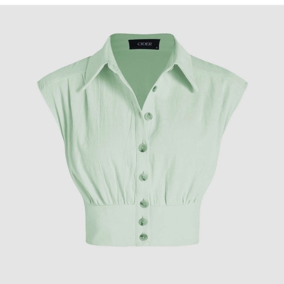 Cropped Button Up Top from Cider - Picture 5 of 5